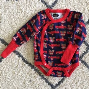 💙🚒 Mud Pie Fire Truck Onesie/Crawler